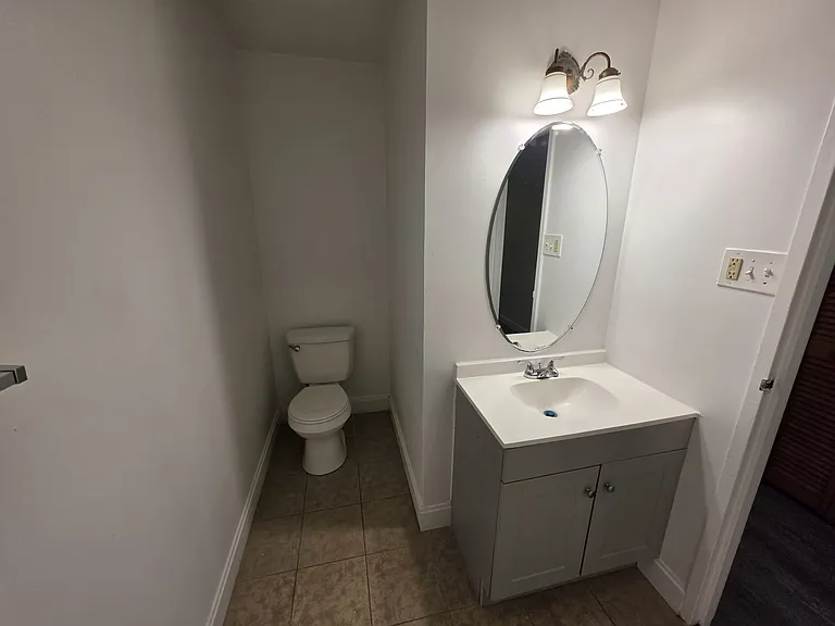 Hallway bathroom