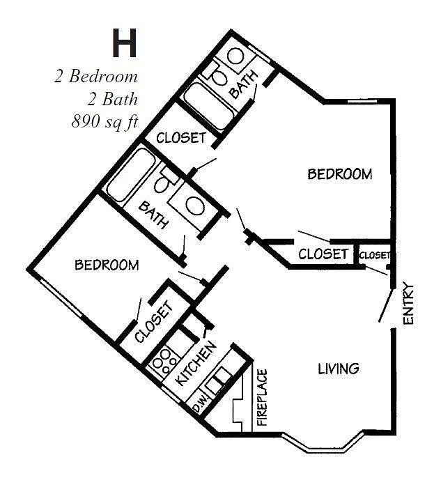 Floor plan H