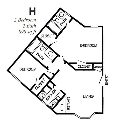 Floor plan H