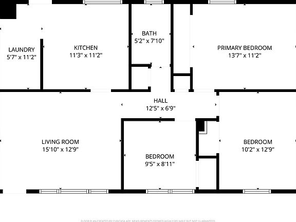 Floorplan is for information only, measurements may not be accurate