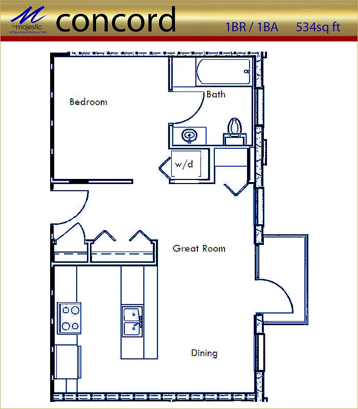 Floor plan Concord