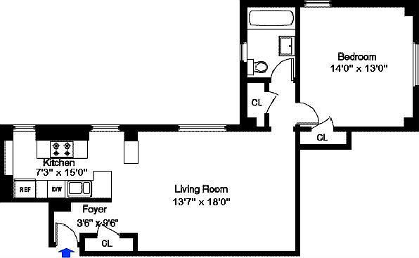 1st image of 317 W 87th St APT 6C