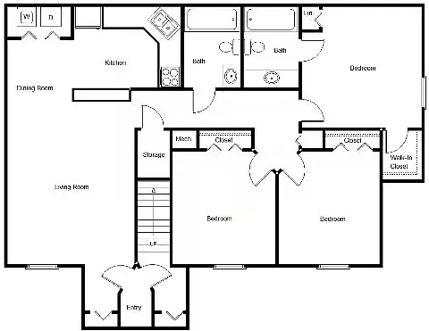 Floor plan 3 Bedroom