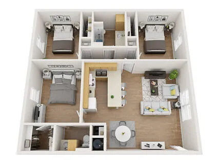 Floor plan 3X15