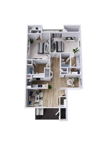 Floor plan B7