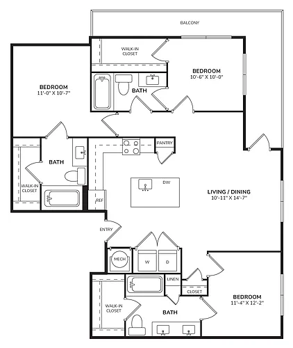 Floor plan C1