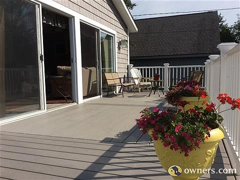 Front Porch with (2) 8 foot sliders