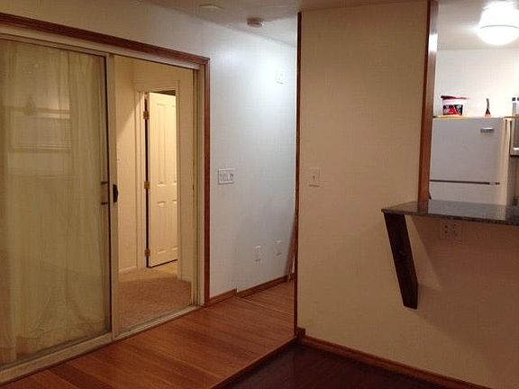 looking from livingroom to bedroom