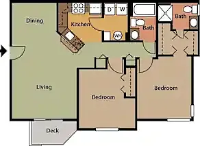 2BR-2Bath