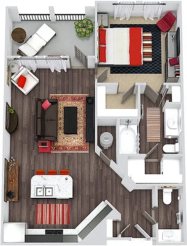 Floor plan The Ellington