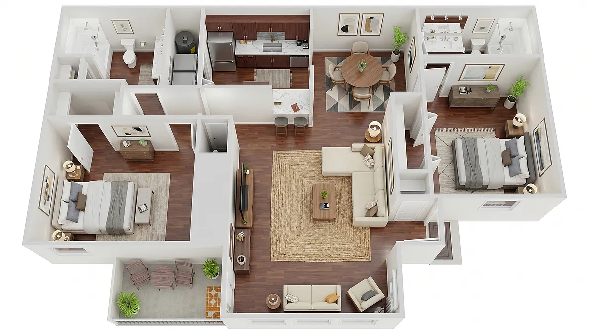 Floor plan Charleston - Hearth