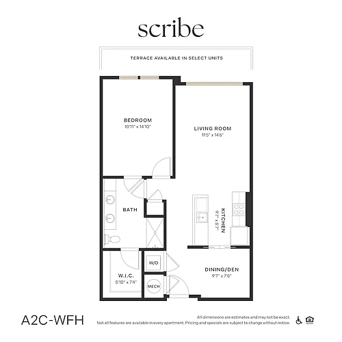 Floor plan A2C-WFH