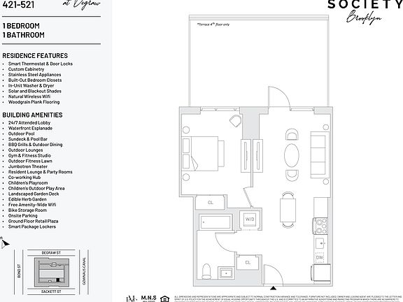 2nd image of 500 Degraw St #421