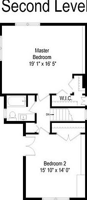 2nd level floor plan