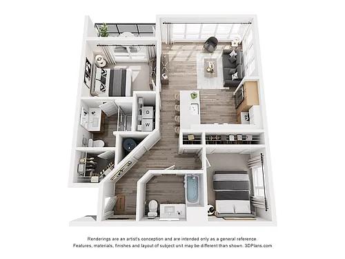 Floor plan D4