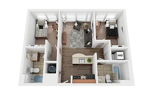 Floor plan The Burke Platinum