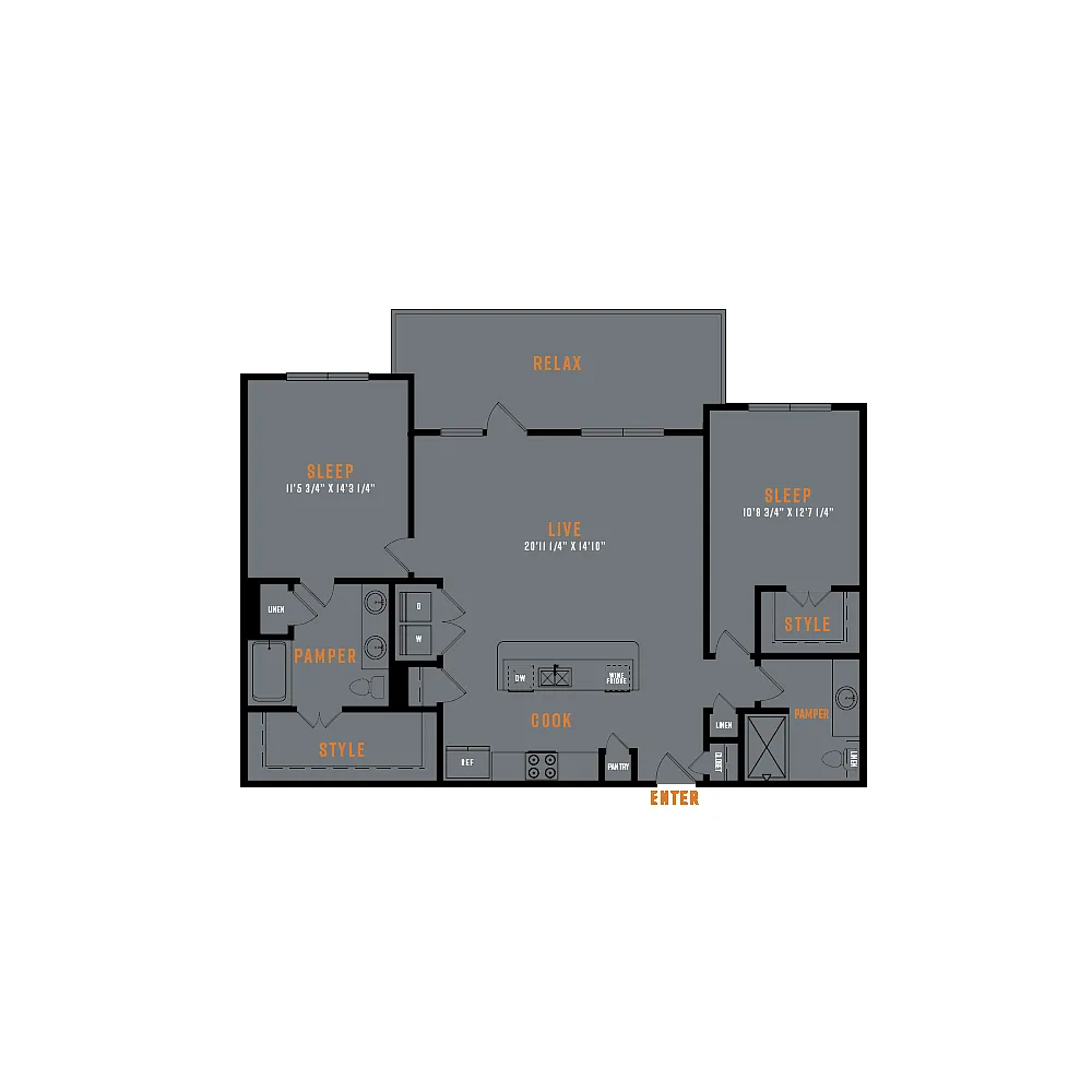 Floor plan B7