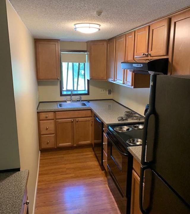 Galley-style kitchen