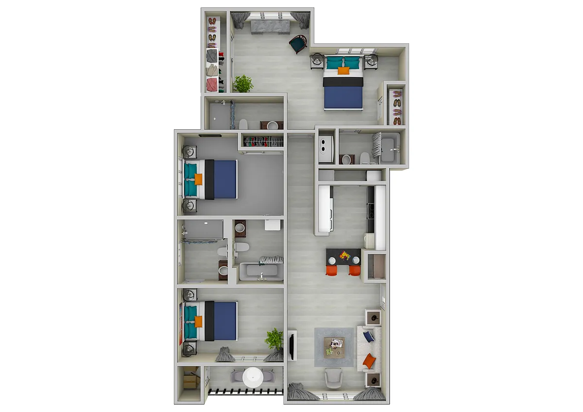 Floor plan Apalachee