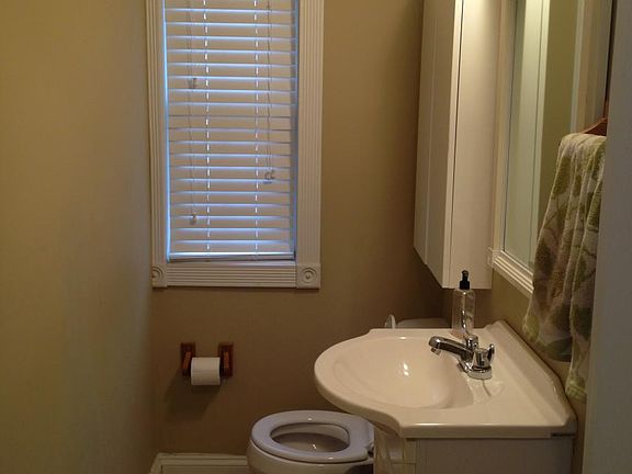 Half bath on first floor