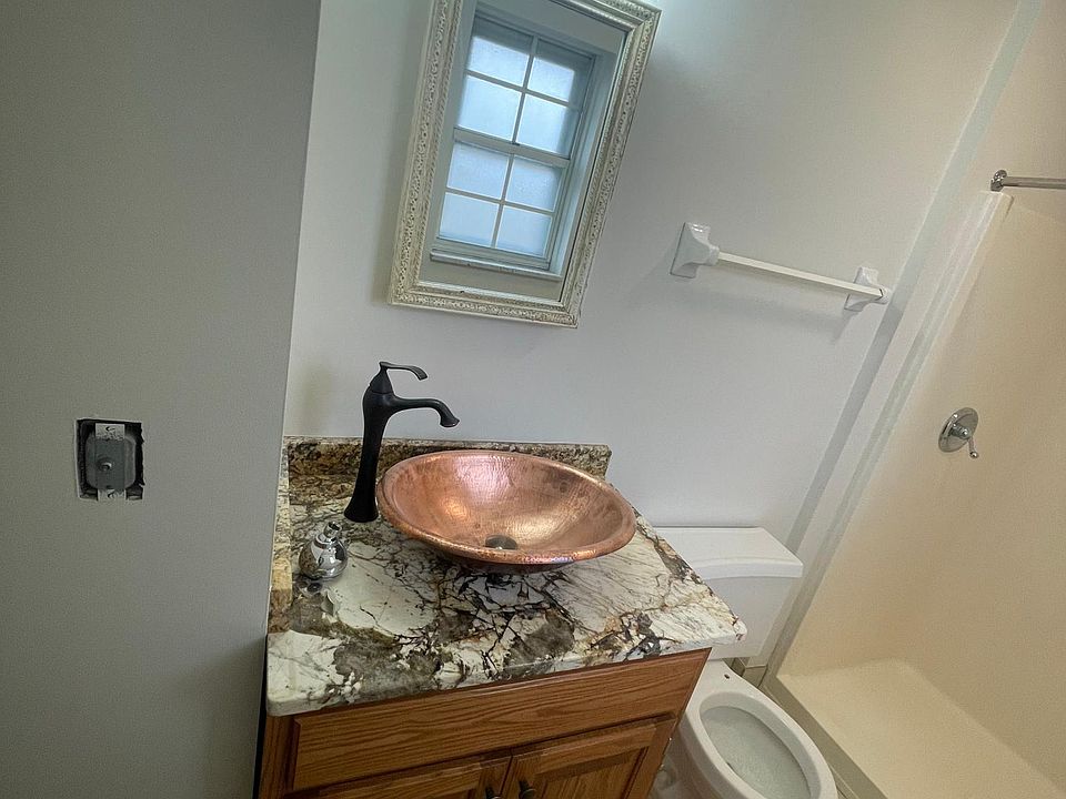 Shower in master bathroom