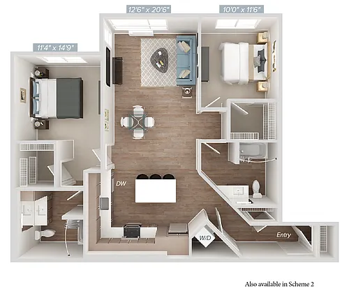 Floor plan B6-1128