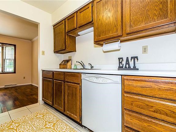 This kitchen comes complete with dishwasher, electric stove and microwave!