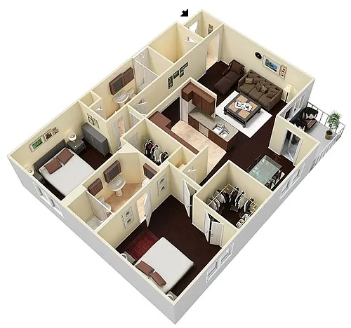 Floor plan Midtown Midrise