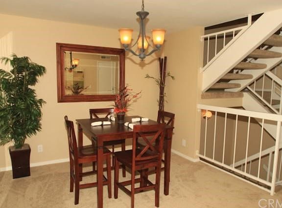 Large formal dining room off the kitchen