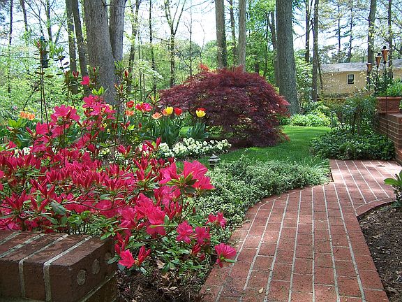 Walk Between Back Patios
