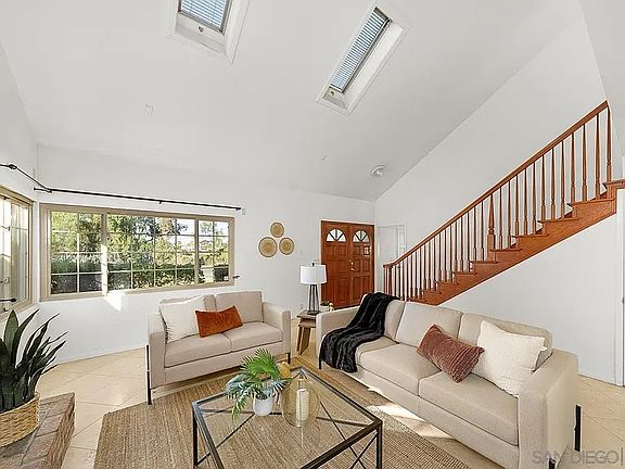 Skylights open to pull in cool breezes from the park and trailhead