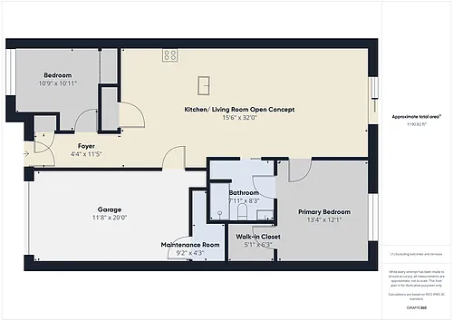 Floor plan Garden Apartment