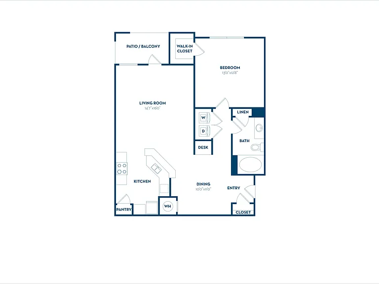 1 Bedroom | 1 Bath | 880 SF 1 Bedroom | 1 Bath | 880 SF