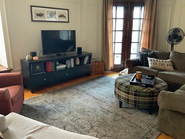 Living room with Eastern and Southern views