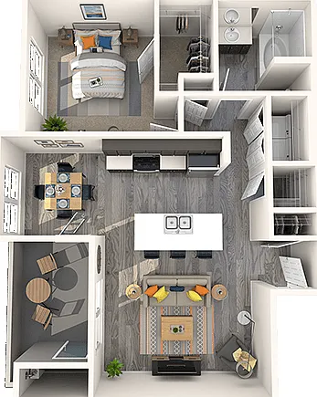 THE GALLERY APARTMENT HOMES — Photo 36