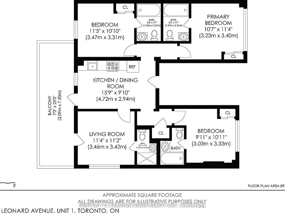 1 Leonard Ave #3 3
