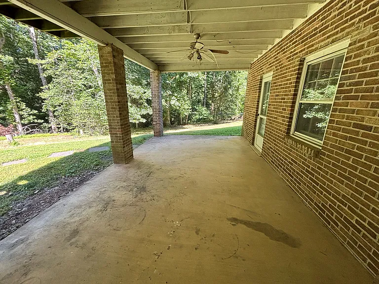 Basement porch