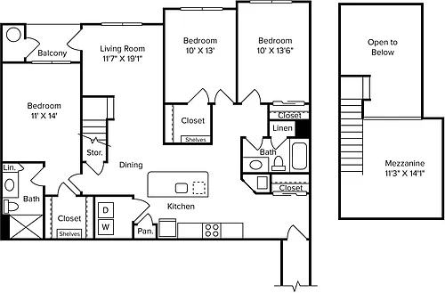 Floor plan C1L