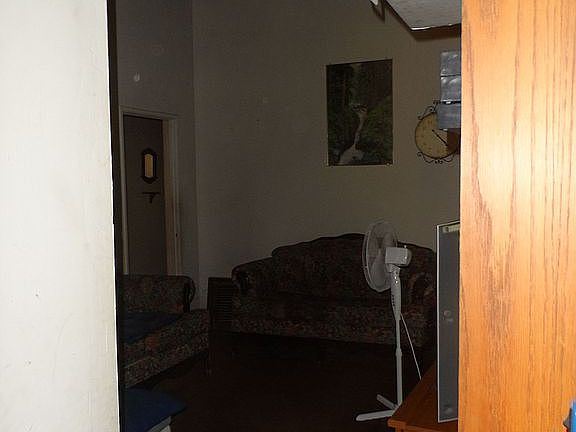 Livingroom from front entran