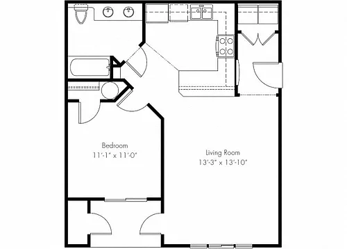 Floor plan The Ciena Furnished