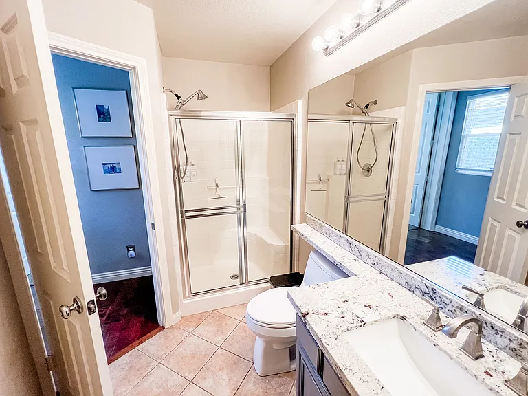 First floor full bath