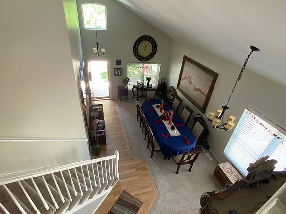 Formal living/dining view from upstairs