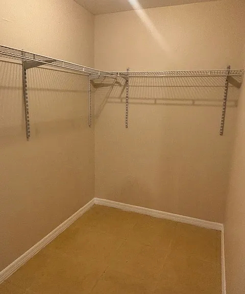 Master bedroom Walk-in closet