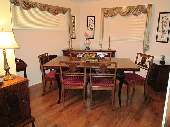 Roomy dining area