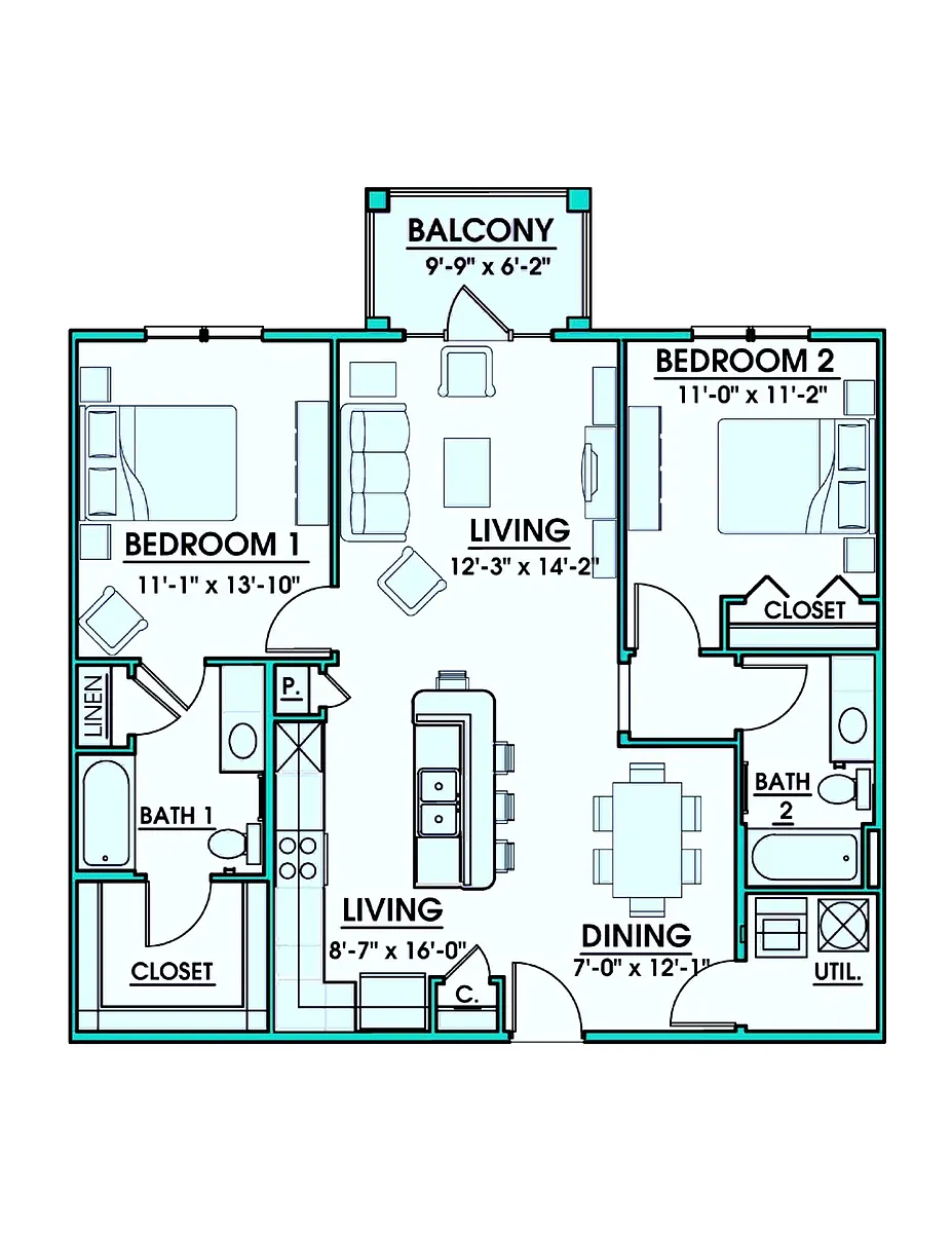 Floor plan 2 B