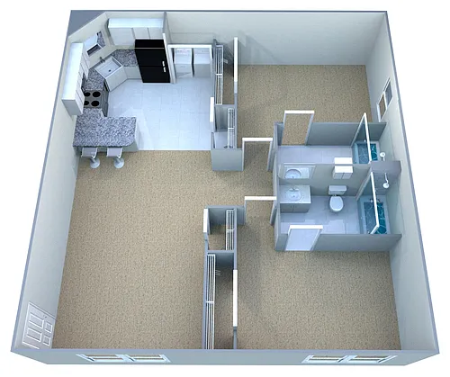 Floor plan 2 Bedroom