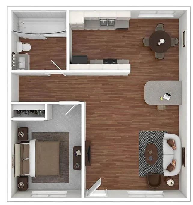 Floor plan 1 Bedroom