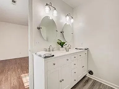 Updated master bath room