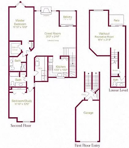 Floor plan Sylvan II