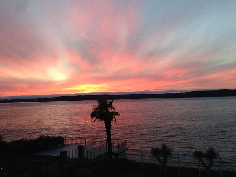 Sunset from balcony
